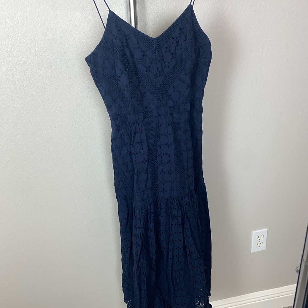J. Crew eyelet midi dress